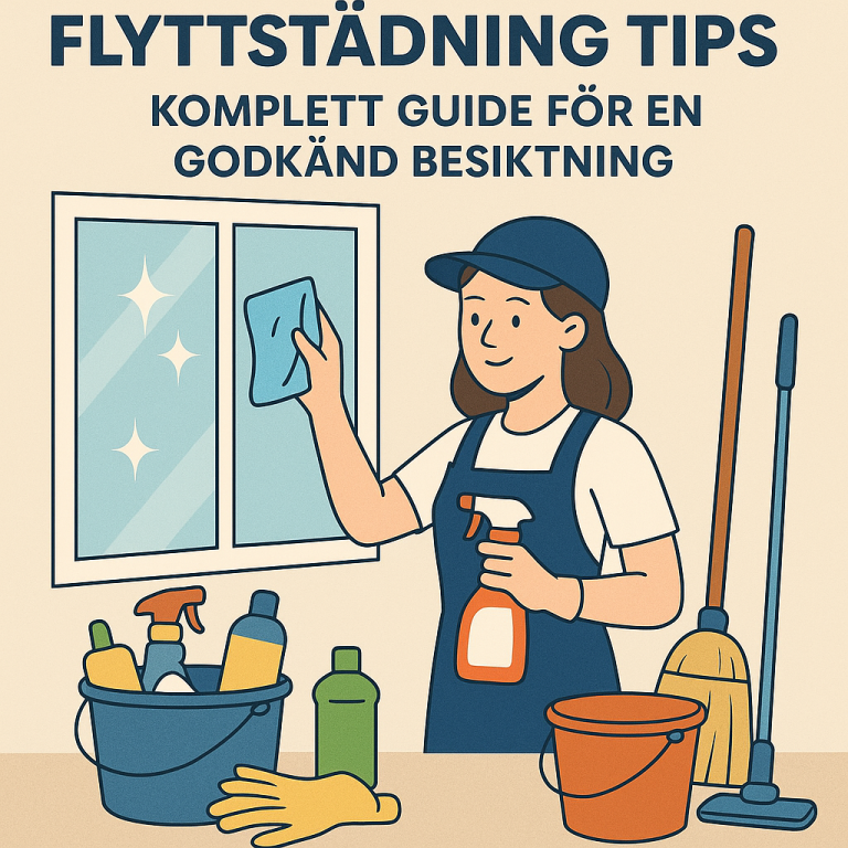Flyttstädning Tips